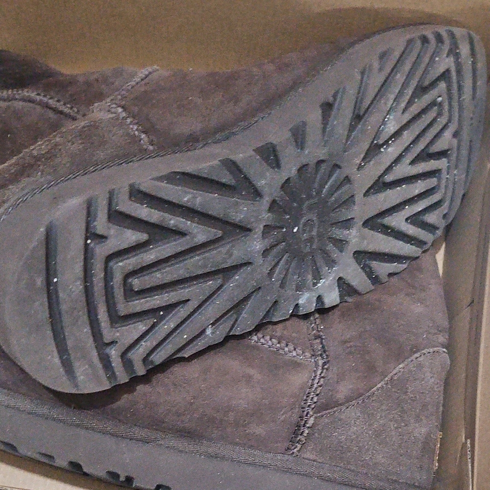 Ugg Classic Mini II Suede Women's Ankle Boots - Chestnut - USED. - Picture 4 of 9